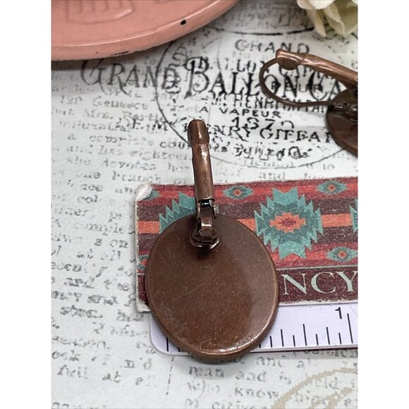 Rose Gold Purple White Lily Of Valley Setting Anniversary Earring Cameo Birthday - Picture 8 of 11